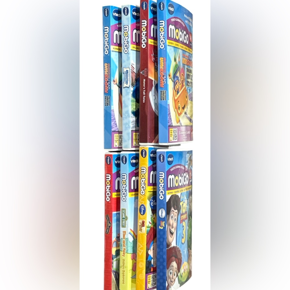 8 Vtech MobiGo Learning Video Games Touch Learning System